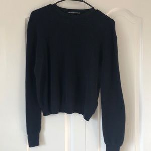 Navy Knit Brandy Melville Sweater
